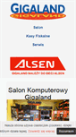 Mobile Screenshot of gigaland.pl